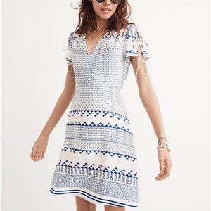 Madewell Poppy Dress in Ionian Tile